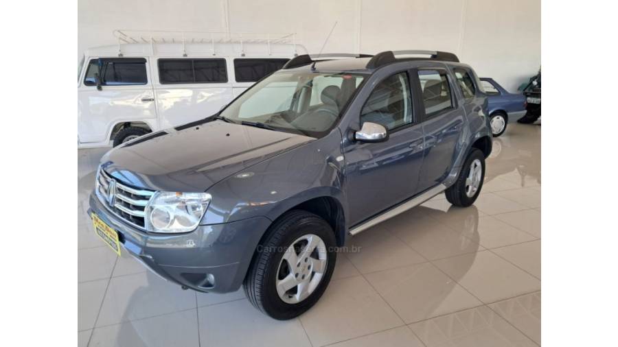RENAULT - DUSTER - 2013/2014 - Cinza - Sob Consulta