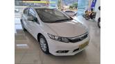 HONDA - CIVIC - 2013/2014 - Branca - Sob Consulta