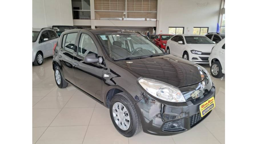 RENAULT - SANDERO - 2013/2013 - Preta - Sob Consulta